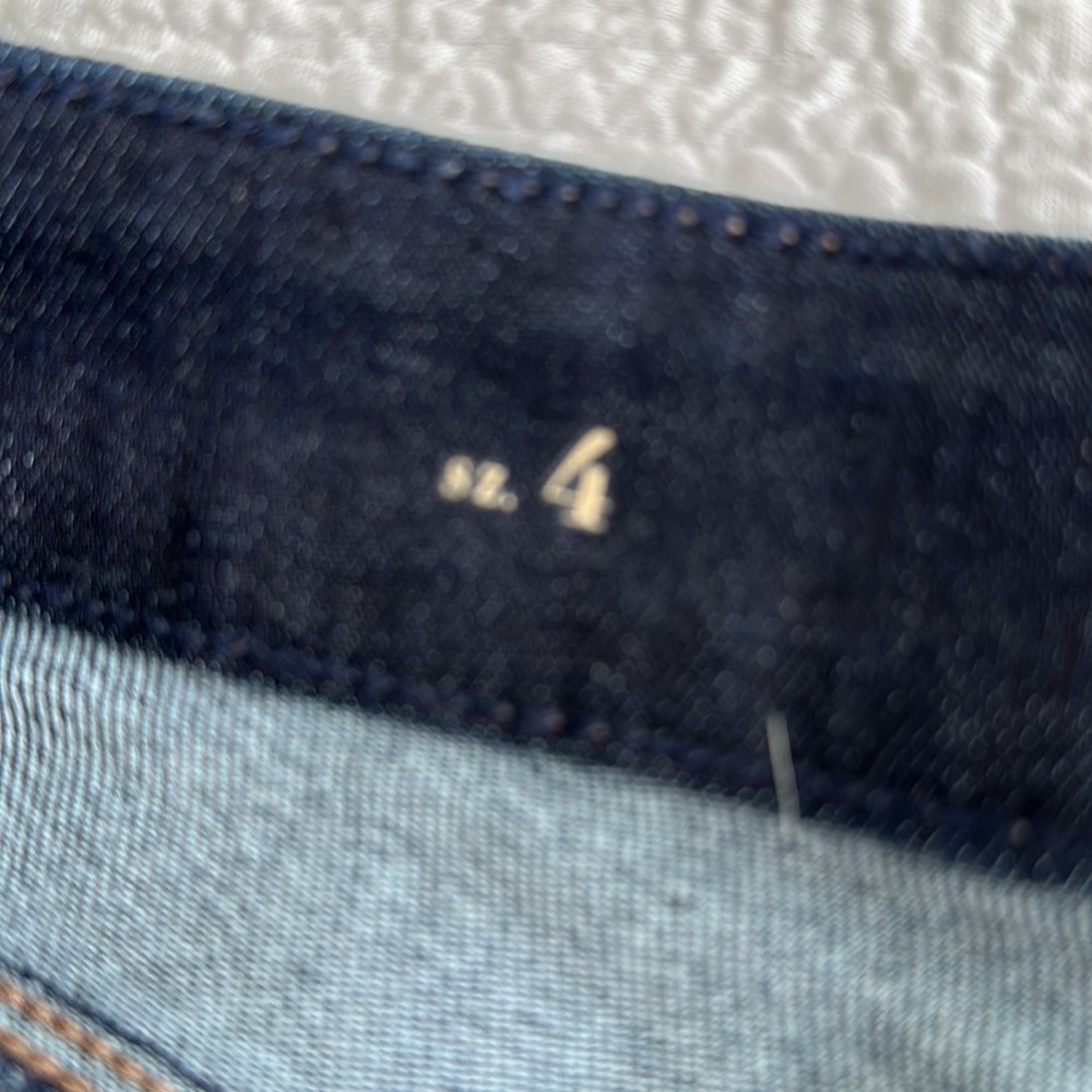 White House, Black market, women’s boot dark denim jean, size 4, like new!! - Picture 6 of 11